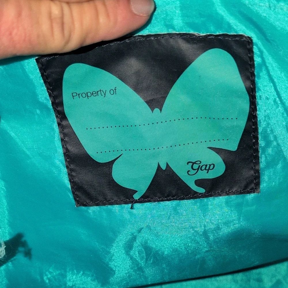 Gap Navy Blue And Teal Owl School Bag -